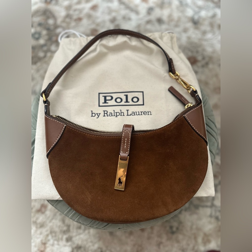 Polo ID Suede Mini Shoulder Bag